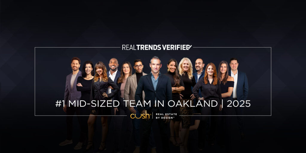 Award-winning Cush Real Estate team named #1 Mid-Sized Real Estate Team in Oakland by RealTrends 2025